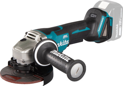 Makita dga508z 18v haakse slijper 125mm body met veiligheidsschakelaar | zonder accu's en lader - dga508z