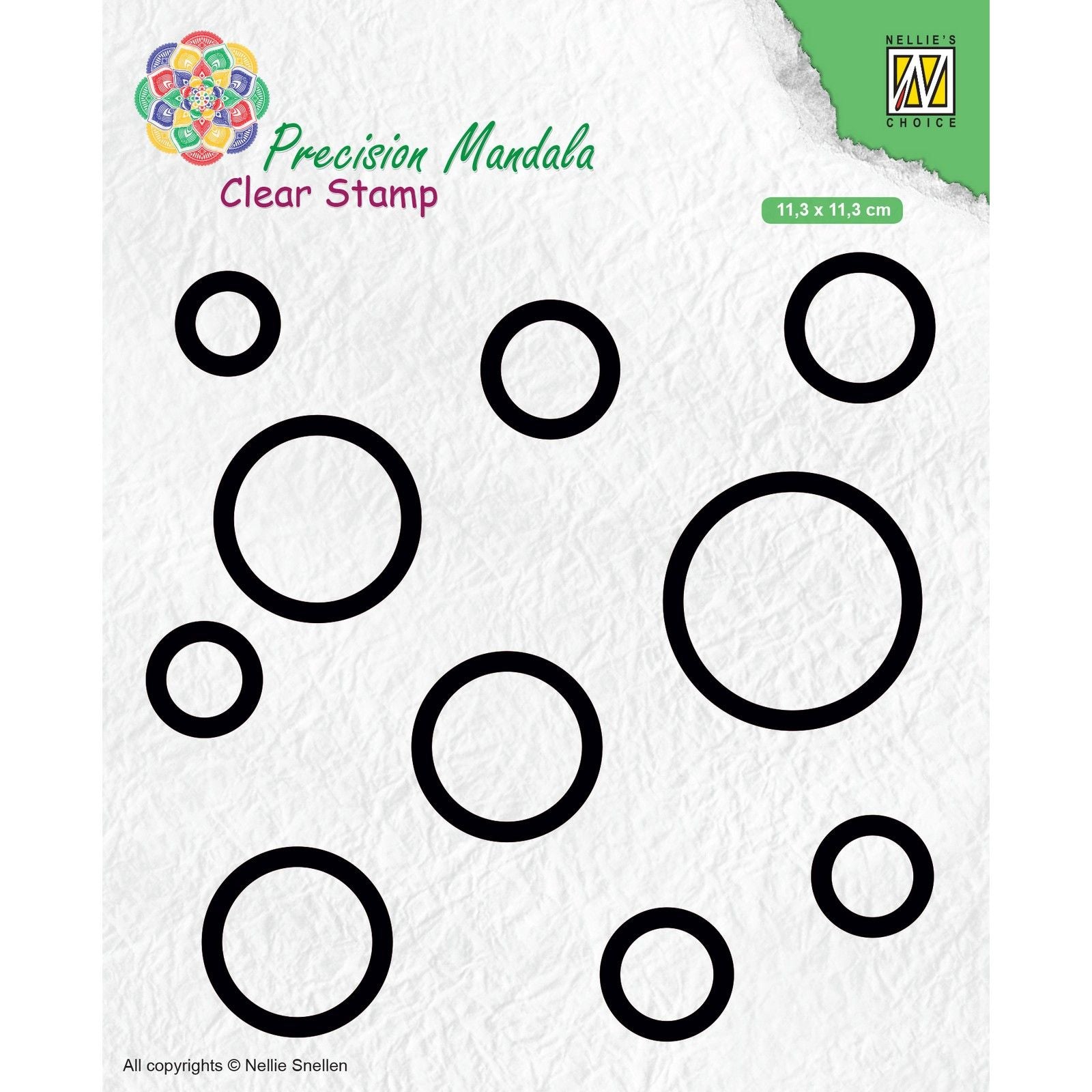 Nellie's choice • precision mandala clear stamps circles