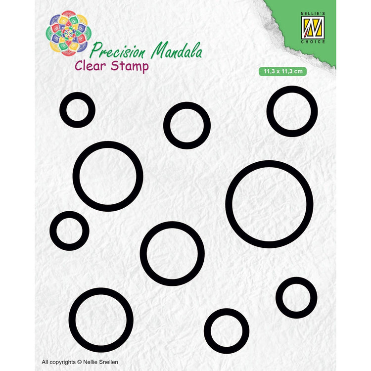 Nellie's choice • precision mandala clear stamps circles
