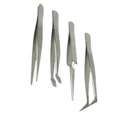 Brüder mannesmann pincettenset rvs 4 dlg (hobby) - 615