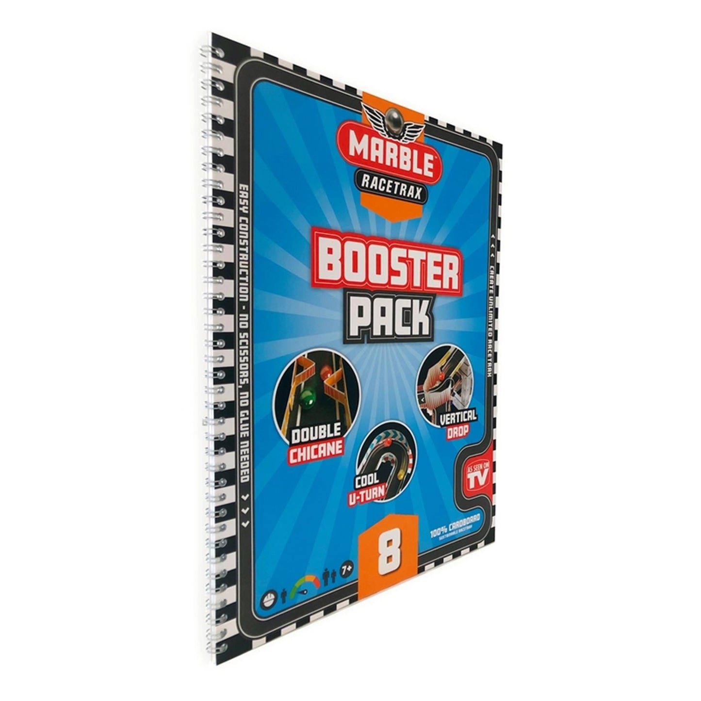 Marble racetrax knikkerbaan boosterpack uitbreiding 8 sheets