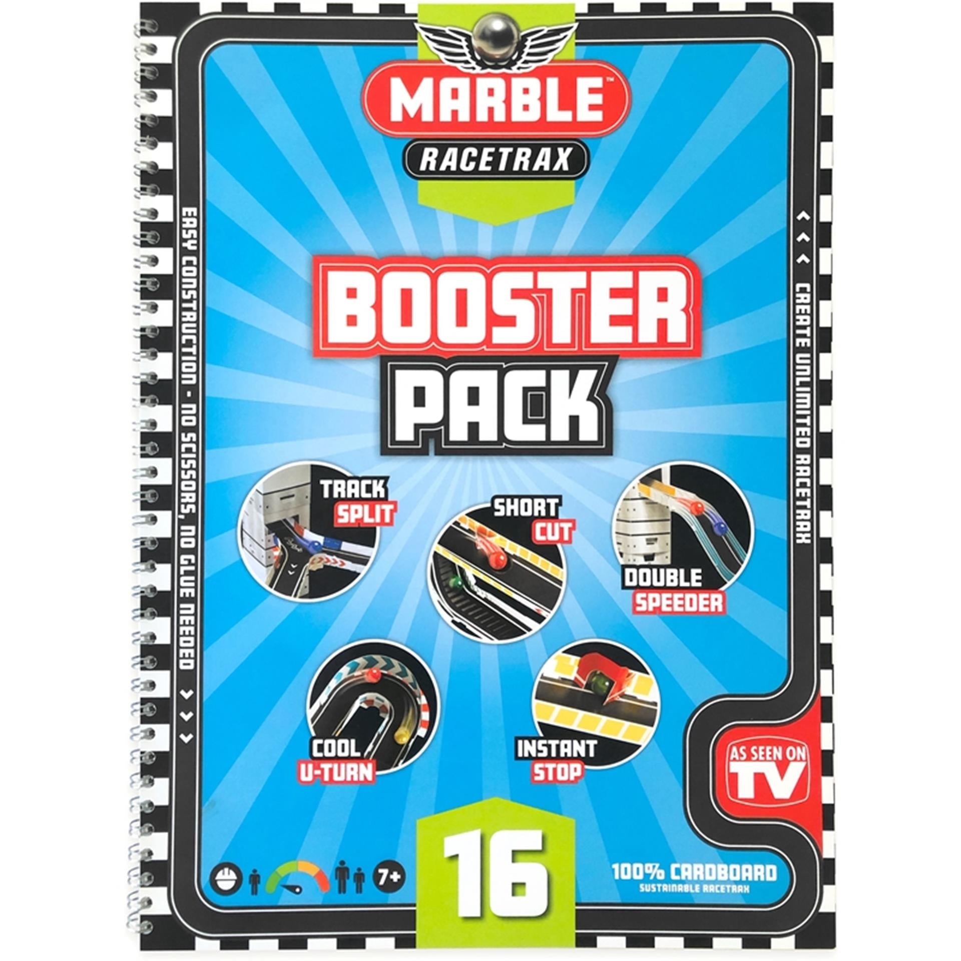 Marble racetrax knikkerbaan boosterpack basic set 16 sheets 3m