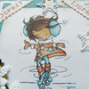 Marianne design • collectables snij- embosstencil nederlands hoekje en wintertekst