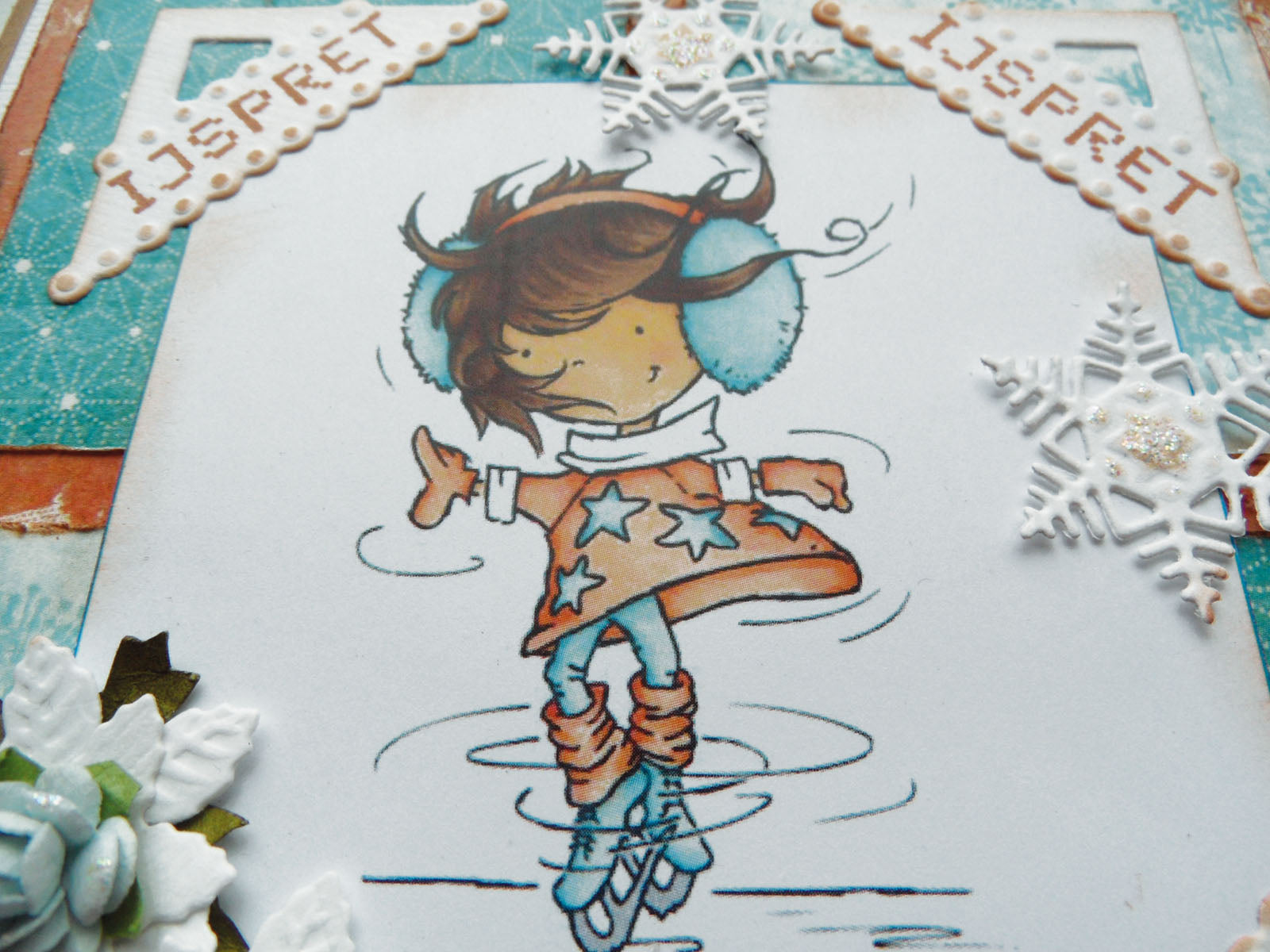 Marianne design • collectables snij- embosstencil nederlands hoekje en wintertekst