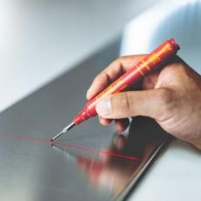 Enzo pica 150 41 markeerstift voor diepe gaten | blauw - pi15041