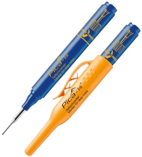 Enzo pica 150 41 markeerstift voor diepe gaten | blauw - pi15041