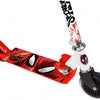Marvel spider-man 2-wiel kinderstep jongens aluminium rood