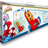 3-wiel kinderstep Spidey junior voetrem rood blauw