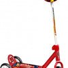 Cars 3-wiel kinderstep voetrem jongens rood