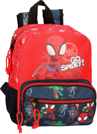 Marvel Go Spidey rugzak junior 6,8 liter rood zwart