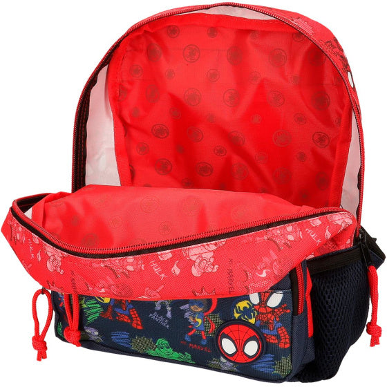Marvel Go Spidey rugzak junior 6,8 liter rood zwart