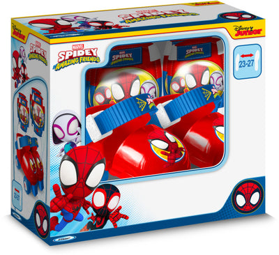Stamp - Spidey rolschaatsen verstelbaar rood blauw maat 23-27