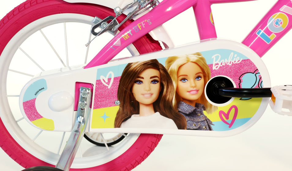 Mattel barbie 14 inch 24 cm meisjes knijprem roze wit