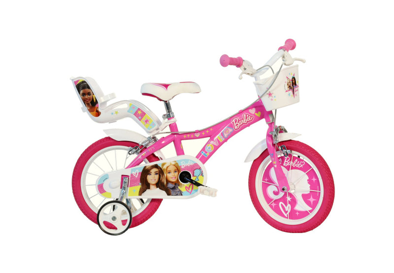 Mattel barbie 16 inch 27 cm meisjes knijprem roze wit
