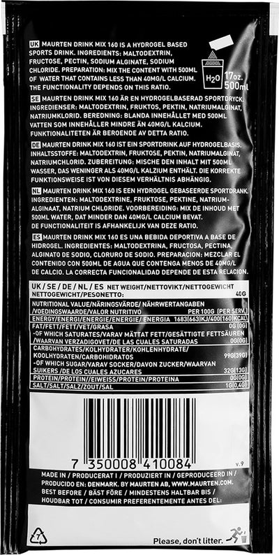 Maurten drink mix 160 hydrogel drink powder 40g
