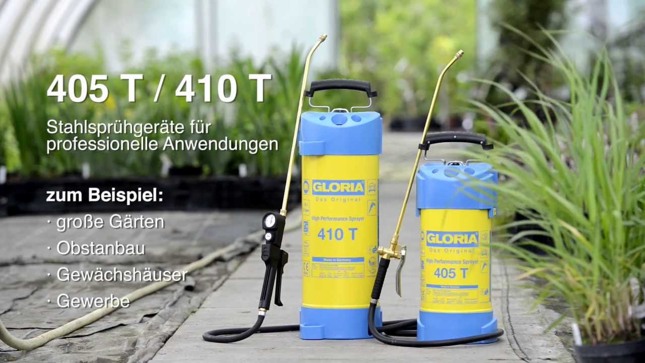 Gloria producten drukspuit 405t vuurverzinkt 5 liter
