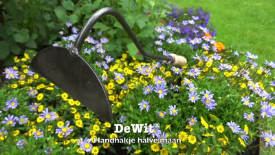 De wit producten handhak halve maan gesmeed 14cm essen handvat 14cm dewit