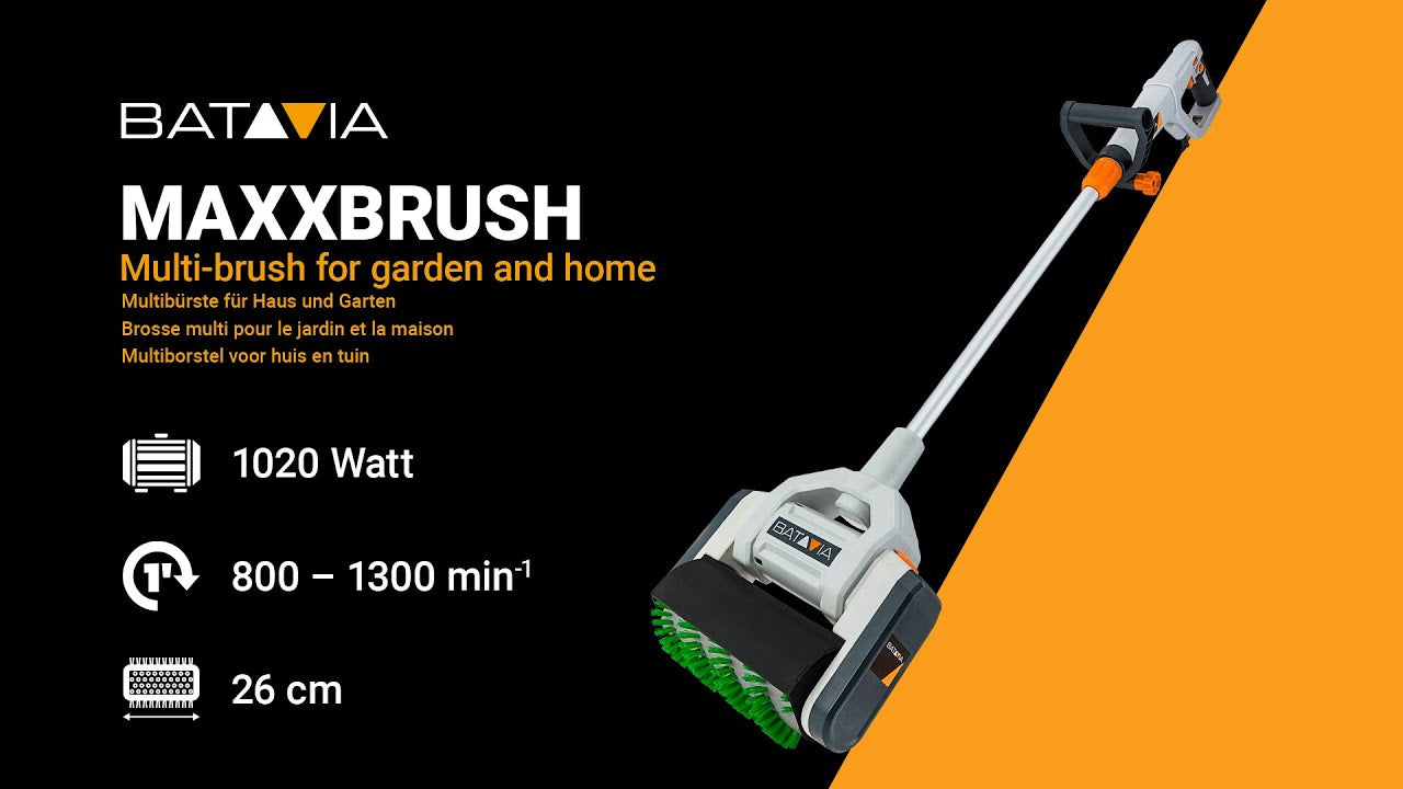 Batavia producten maxxbrush zwarte nylon borstel