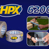 Hpx producten duct tape reparatietape wit 48mm x 25m