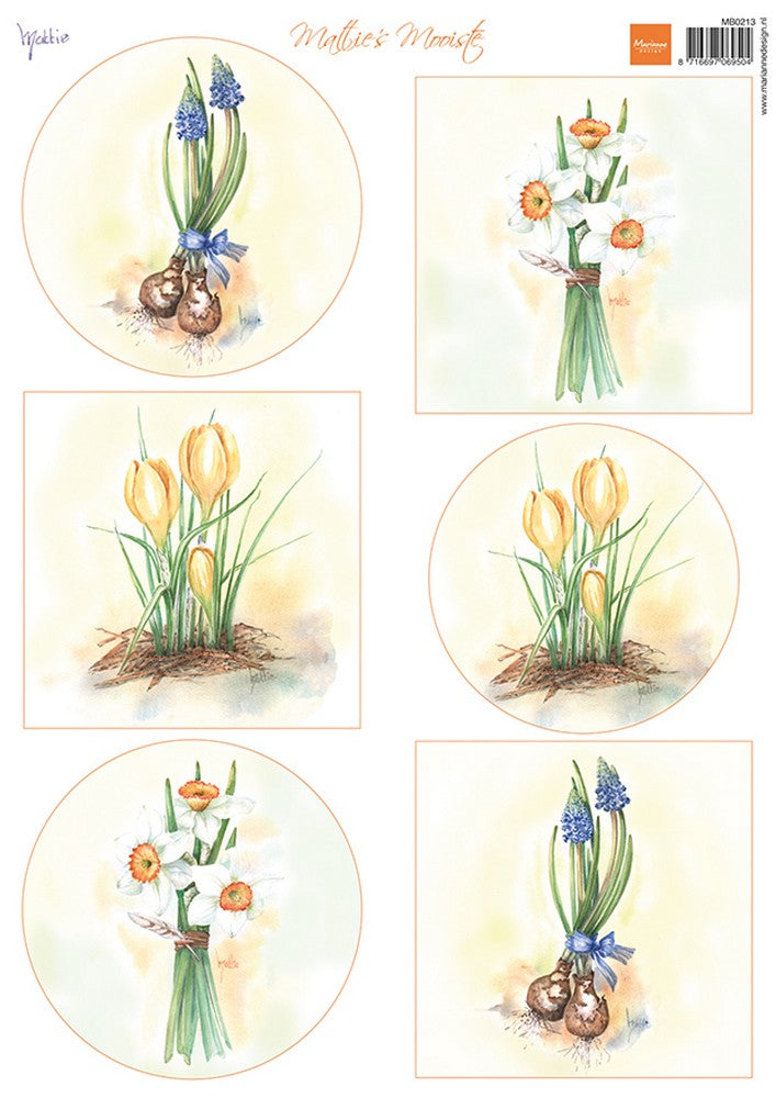 Marianne design • knipvel mattie's mooiste flower bulbs