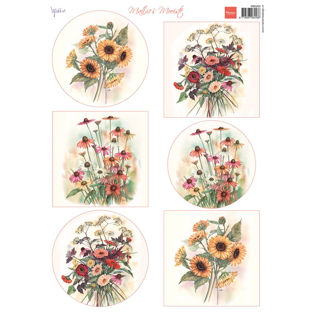 Marianne design • knipvel mattie's mooiste autumn bouquets