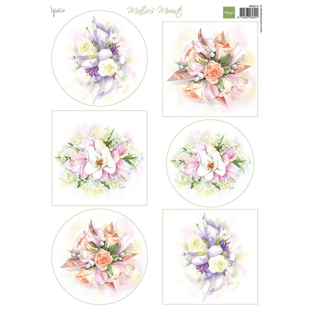 Marianne design • knipvel mattie's mooiste romantic bouquets