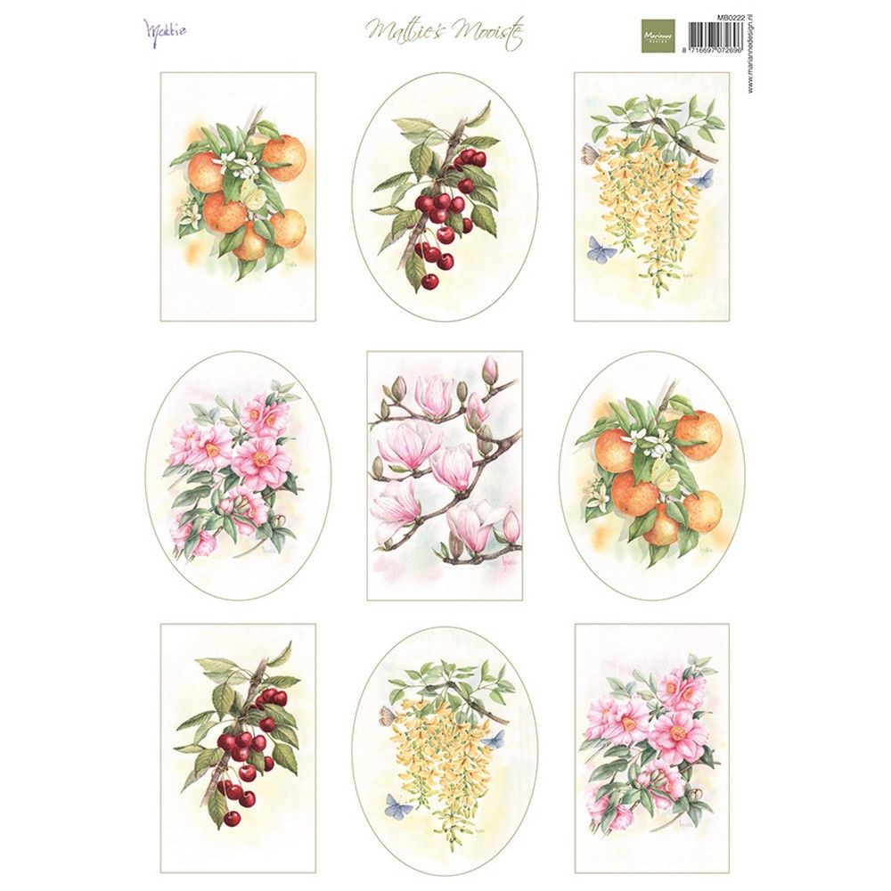 Marianne design • mattie's mooiste knipvel fruit flowers