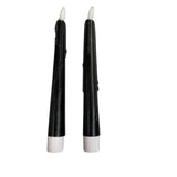 Magic flame candles led dinerkaars druip 20cm zwart set a 2 - afbeelding 2