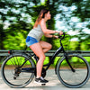 Mbm agora 26 inch 43 cm dames 6v v-brakes zwart