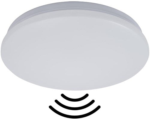 Enzo mcshine led plafonniere 260mm 12w 3000k + sensor - 5017805