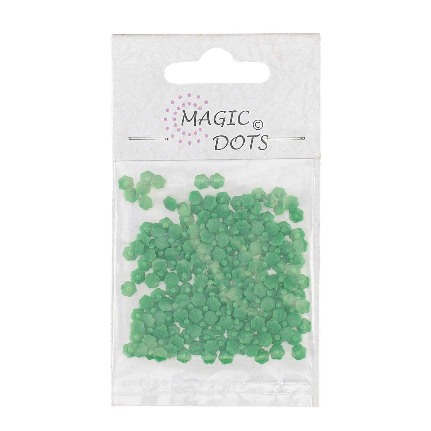 Magic dots • flower green