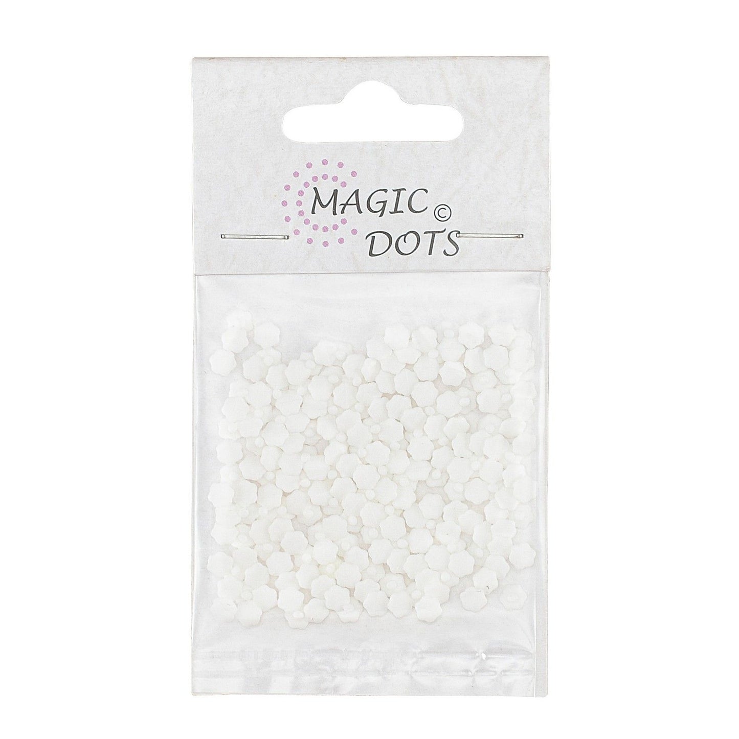 Magic dots • flower white