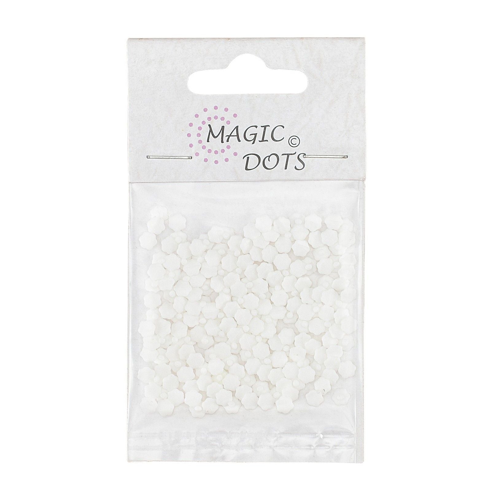 Magic dots • flower white