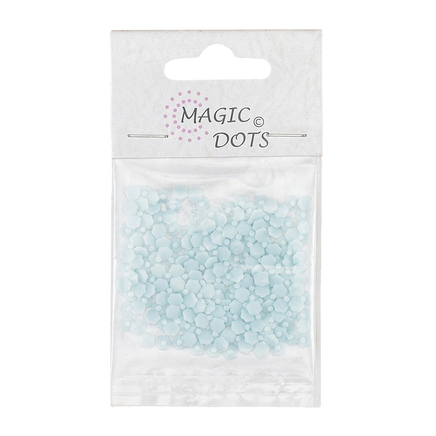 Magic dots • dots flower lichtblauw