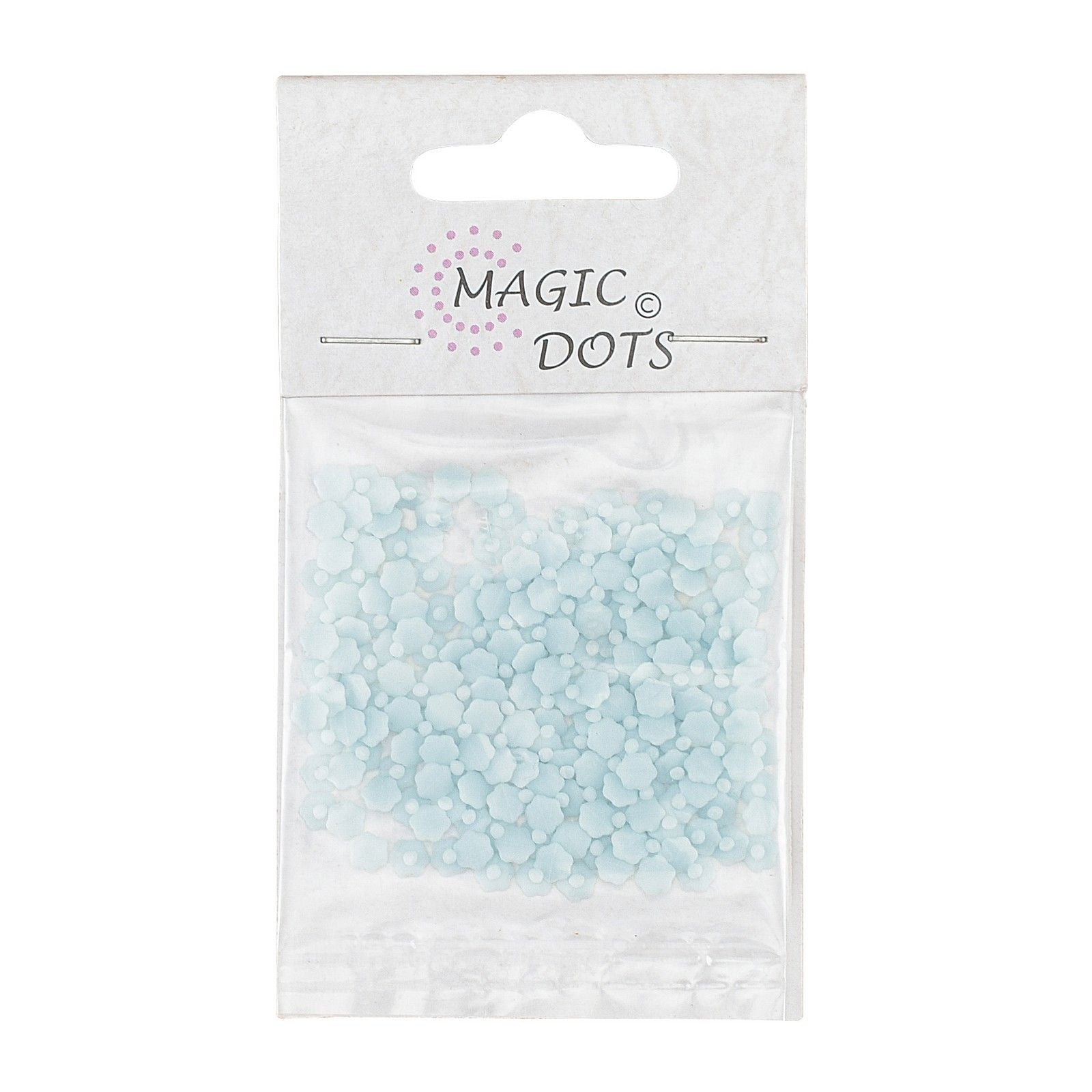 Magic dots • dots flower lichtblauw