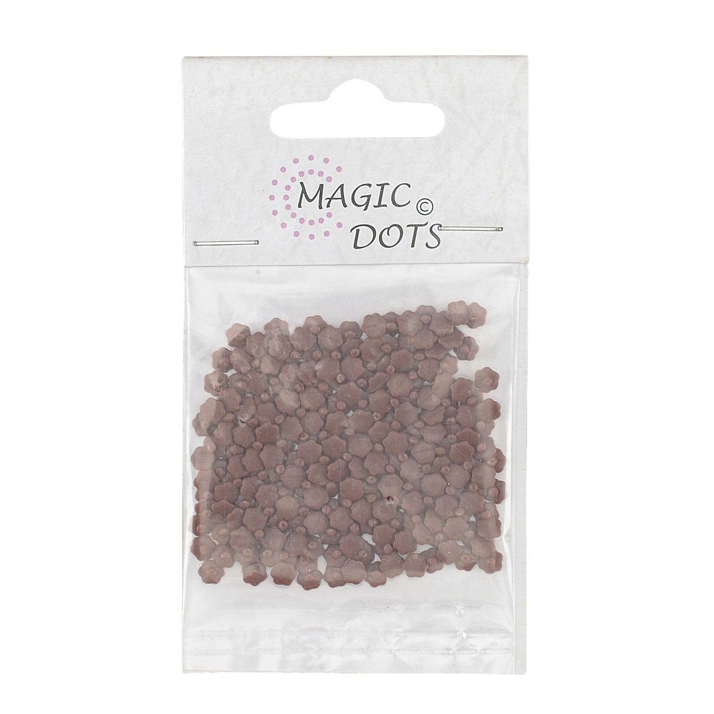 Magic dots • flower brown