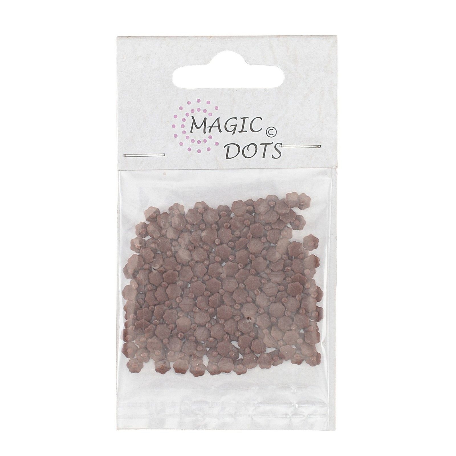 Magic dots • flower brown