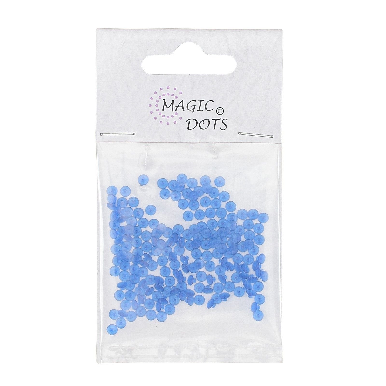 Magic dots • transparant blue
