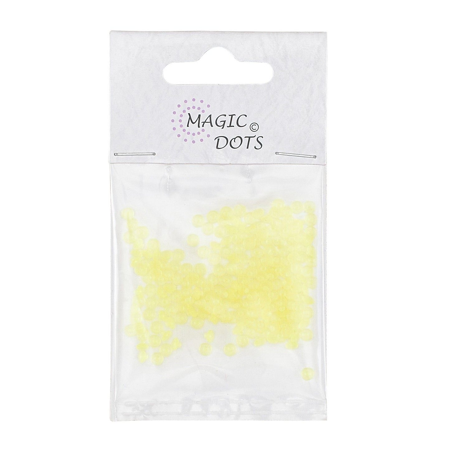 Magic dots • transparant yellow