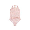 Leopard | oudroze meisjes uv badpak