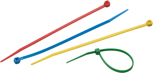 Meister kabelbinder set 150x3,6mm meerkleurig 50st - wu7452140