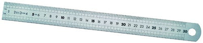 Melkmeisje maatlat rvs 300x30x1,0 mm mm, enkelz - mm722130 - mm722130