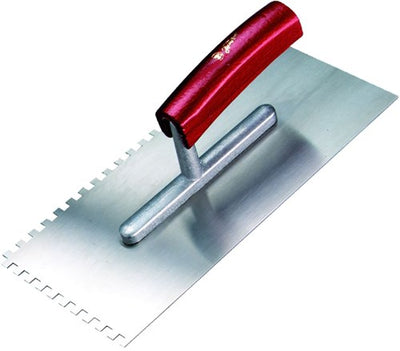 Melkmeisje plakspaan 2-zijden 10mm getand 280x130 - mm322810