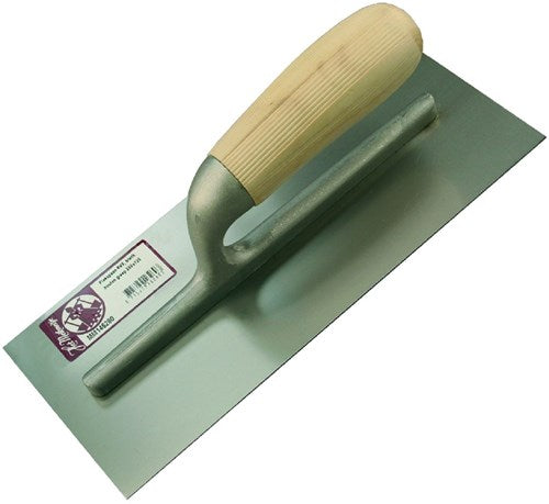 Melkmeisje plakspaan rvs, blank houten gr 280x120 - mm146280