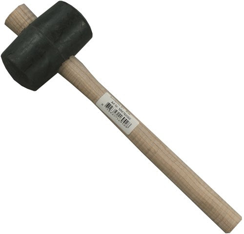 Melkmeisje rubber hamer 65 mm hard rubber vlak - mm782065 - mm782065