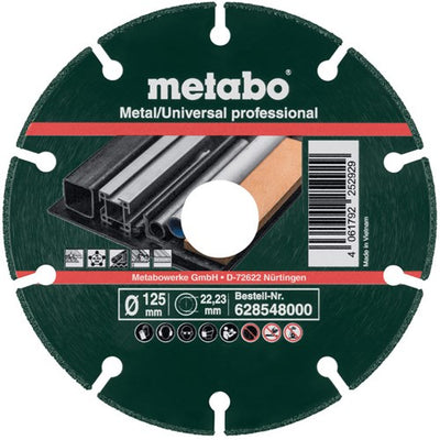 Metabo accessoires diamant doorslijpschijf mu-p prof. 125x22,23 mm - 628548000