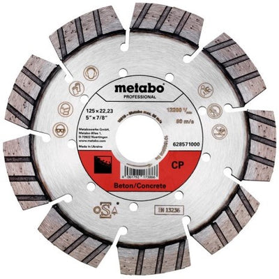 Metabo accessoires diamant slijpschijf | ø 125x22,23mm | cp | beton professional - 628571000