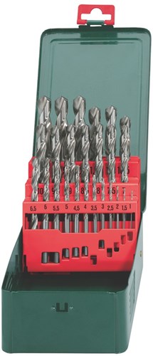 Metabo accessoires metabo toebehoren - boorcassette hss-g 25-delig 627154000