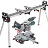 Metabo afkortzaag kgs 216 m met trekfunctie | nieuw model + ksu 401 onderstel - 690858000