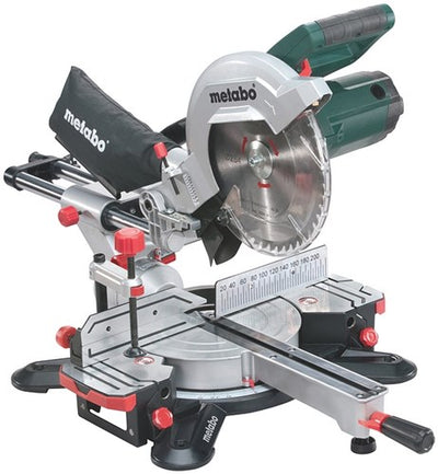 Metabo afkortzaag kgs 254 m met trekfunctie | met 2e zaagblad - 690828000